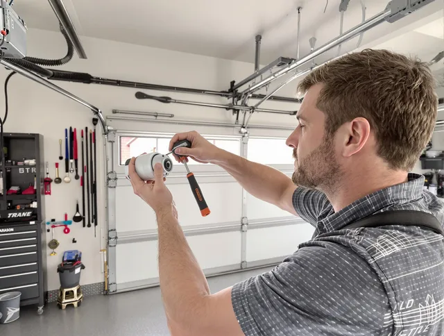 Garage door opener repair service by Tamarac Garage Door Repair in Tamarac