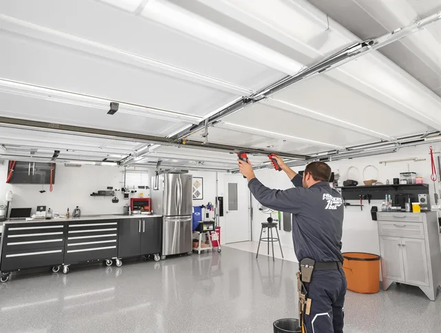 Overhead garage door repair service by Tamarac Garage Door Repair in Tamarac