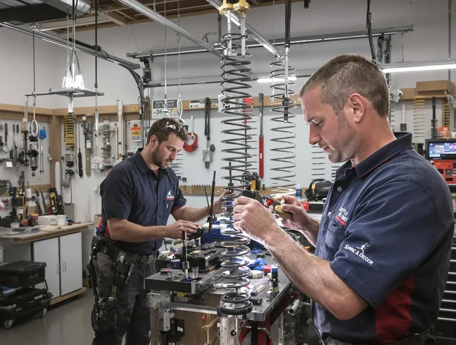 Garage door spring repair service by Tamarac Garage Door Repair in Tamarac